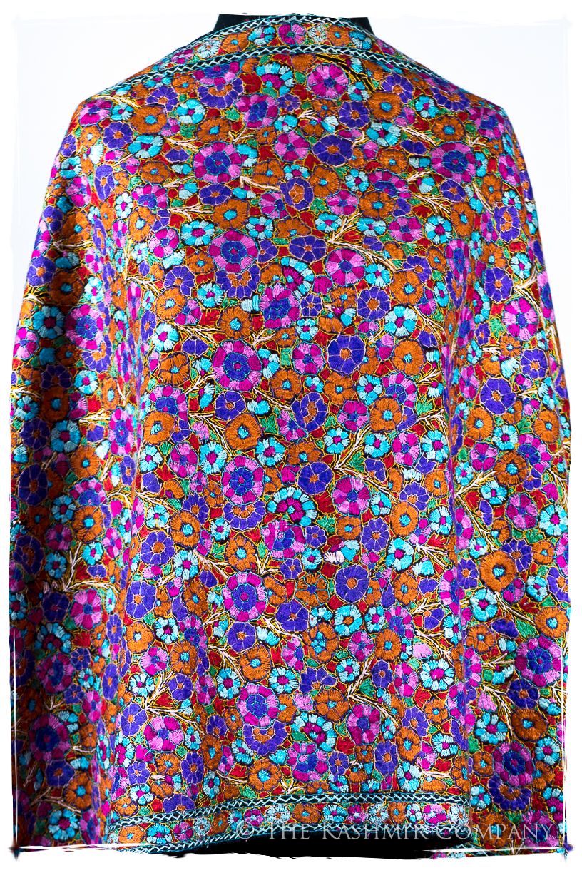 Millau Papier Mâché Fleurs La Rive Gauche Shawl