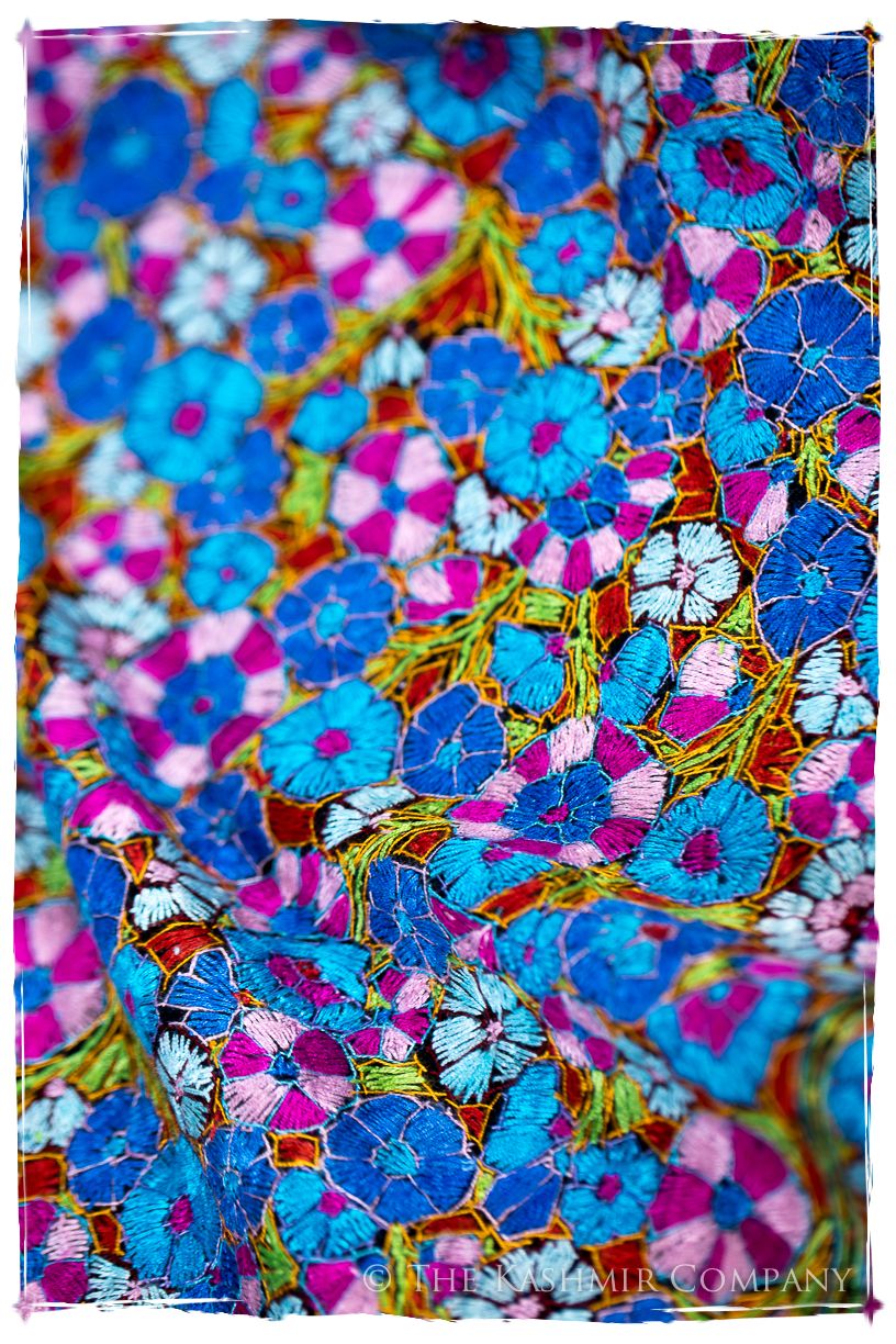Vertou Papier Mâché Fleurs La Rive Gauche Shawl