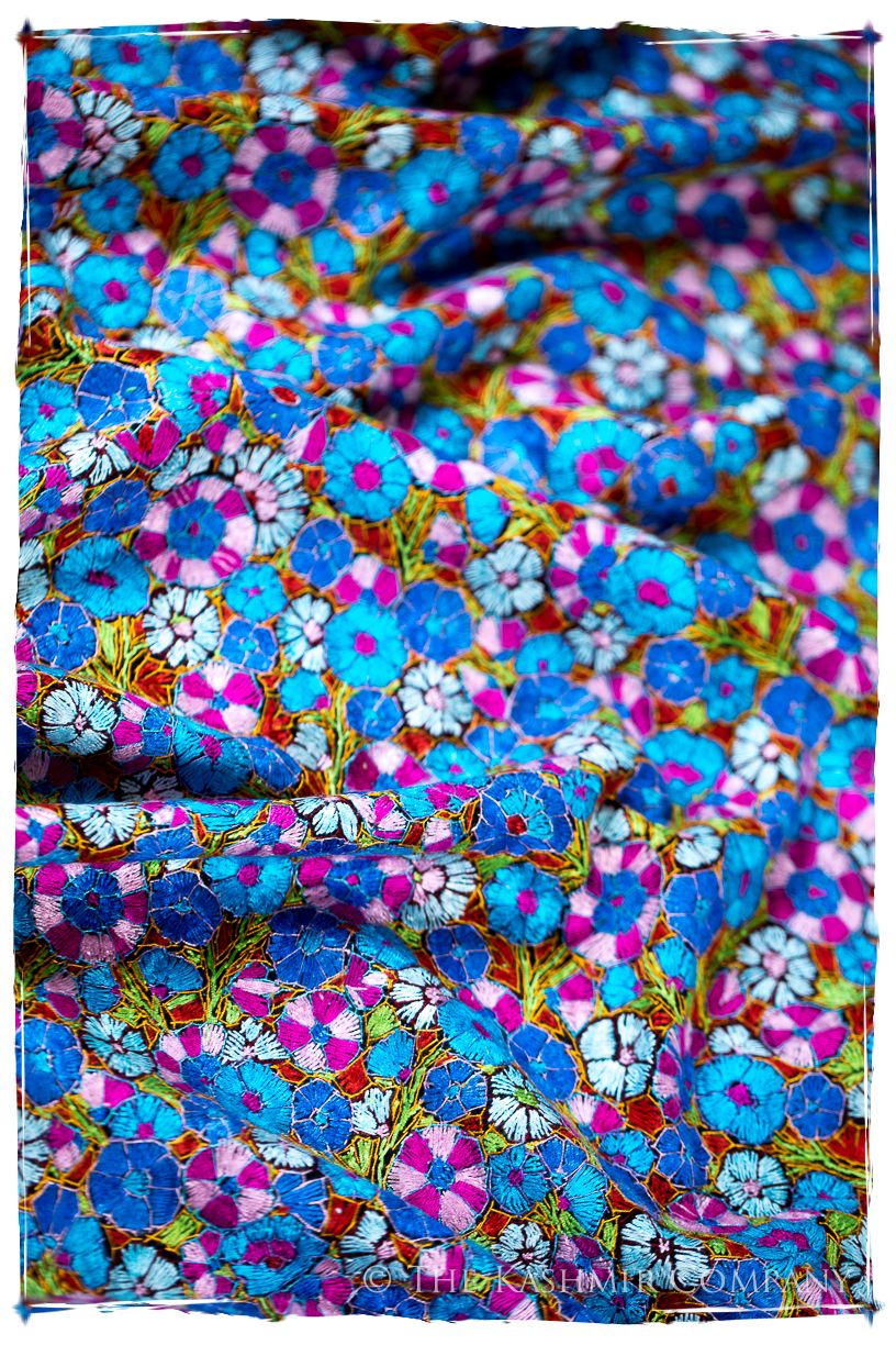 Vertou Papier Mâché Fleurs La Rive Gauche Shawl