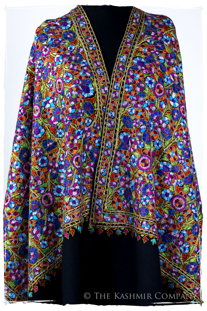Blagnac Papier Mâché Fleurs La Rive Gauche Shawl