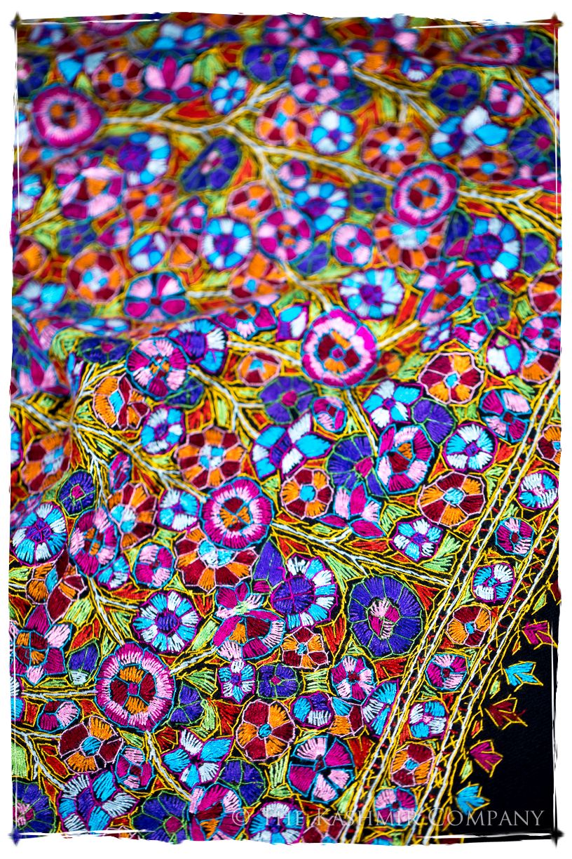 Blagnac Papier Mâché Fleurs La Rive Gauche Shawl