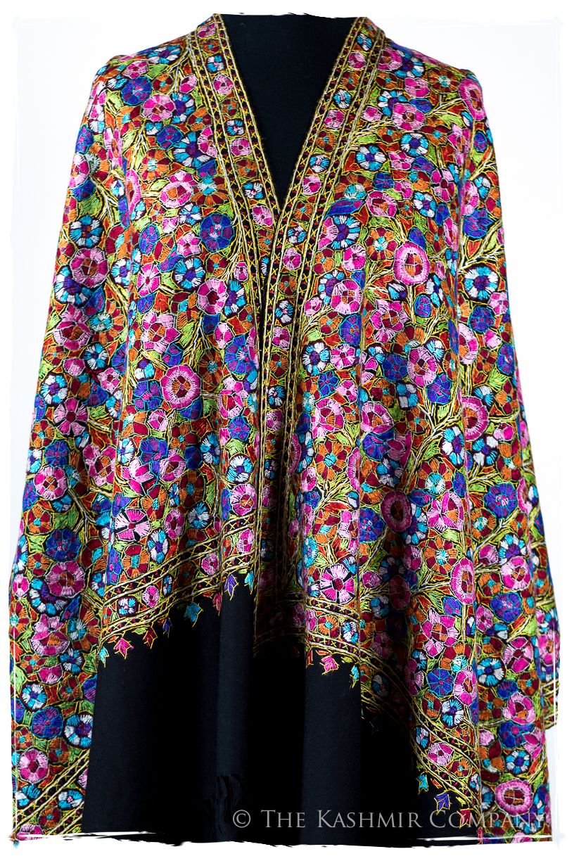 Miramas Papier Mâché Fleurs La Rive Gauche Shawl