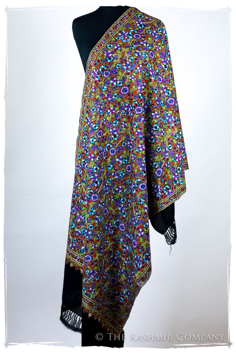 Montfermeil Papier Mâché Fleurs La Rive Gauche Shawl