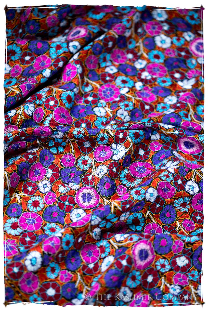 Oullins Papier Mâché Fleurs La Rive Gauche Shawl