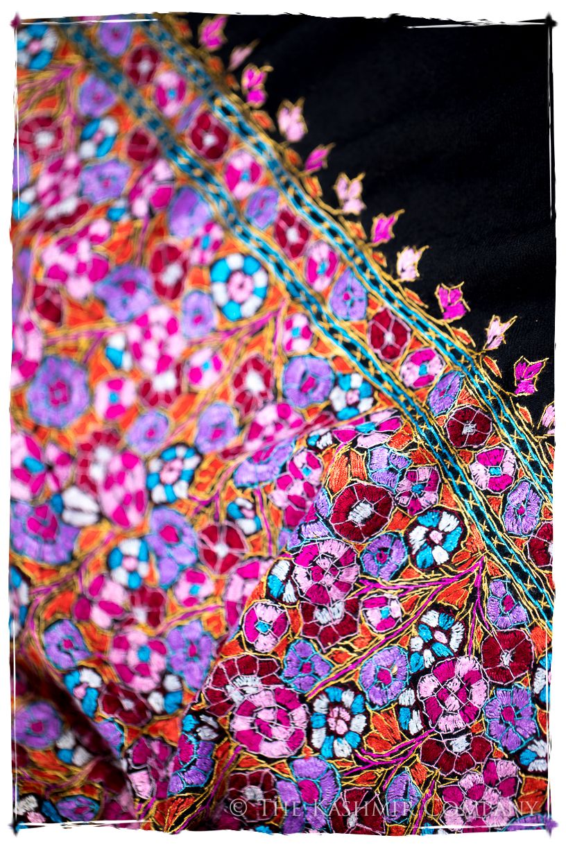 Bègles Papier Mâché Fleurs La Rive Gauche Shawl