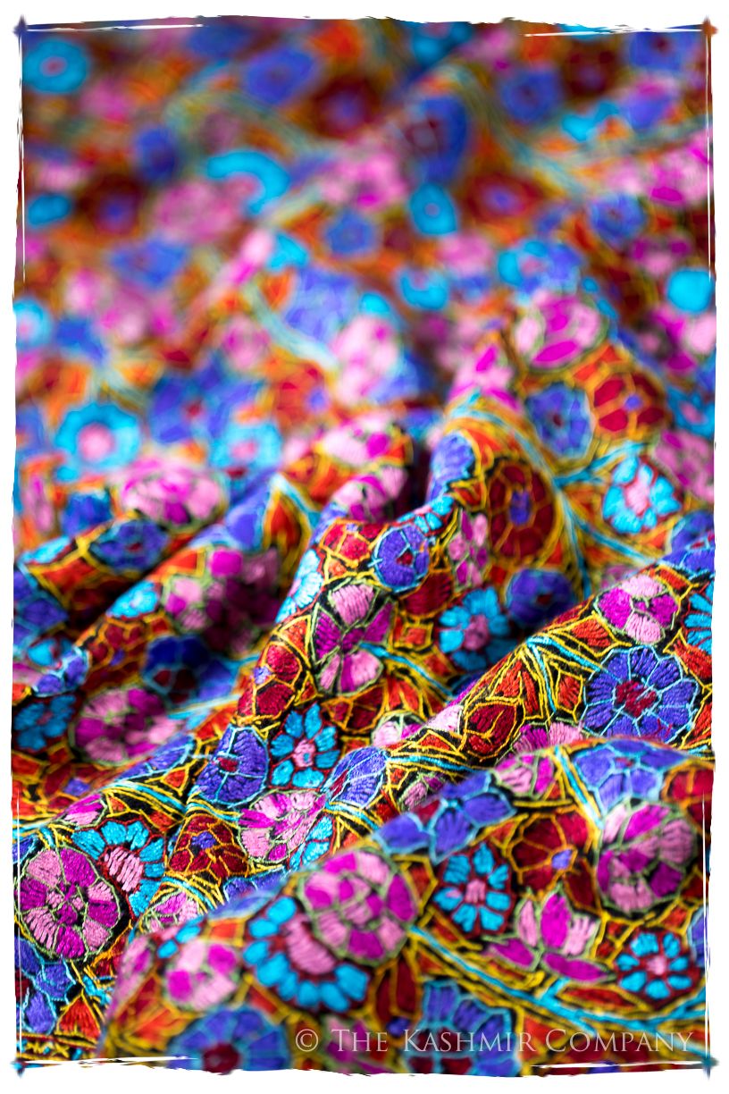 Vallauris Papier Mâché Fleurs La Rive Gauche Shawl