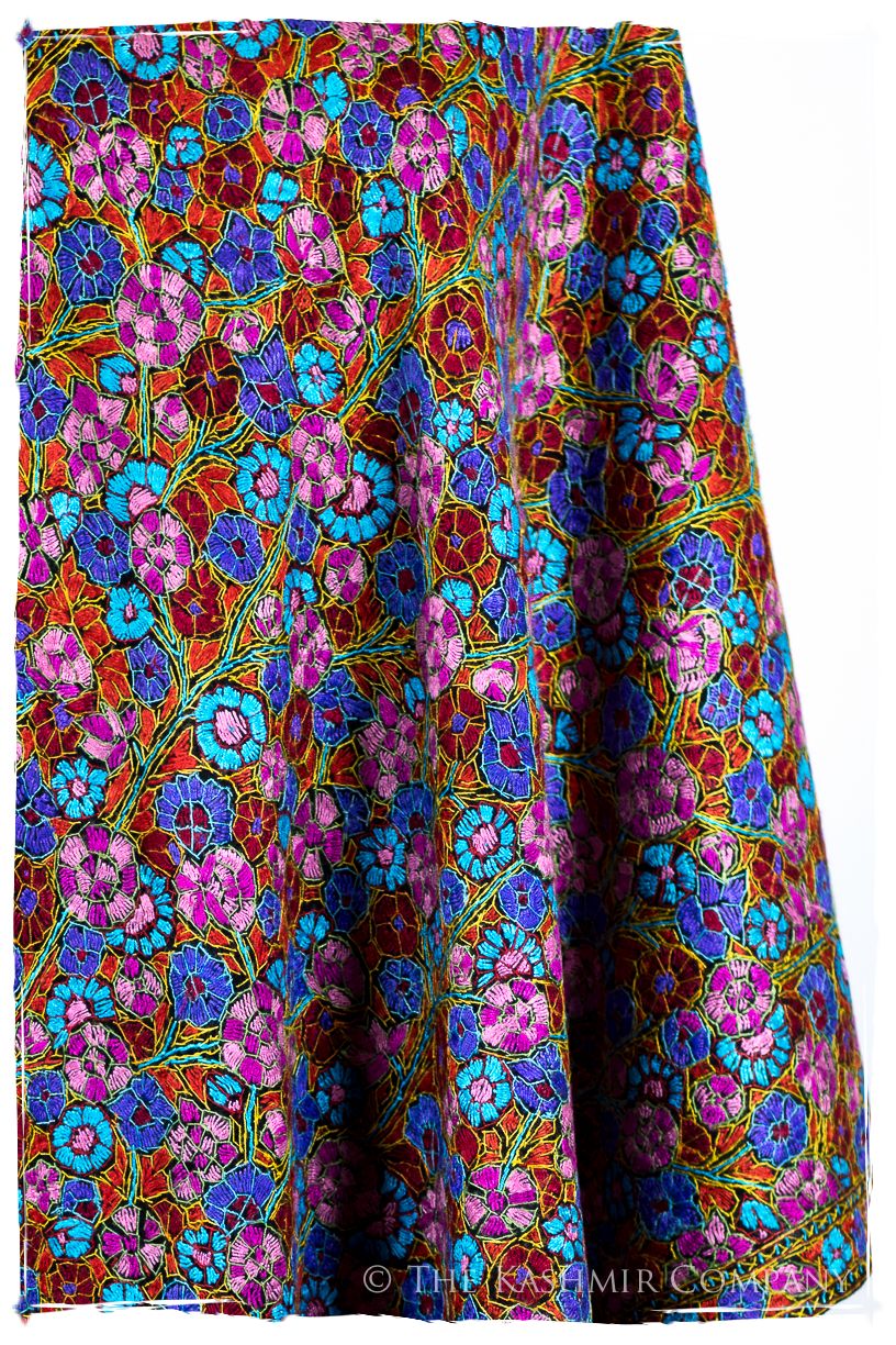 Vallauris Papier Mâché Fleurs La Rive Gauche Shawl