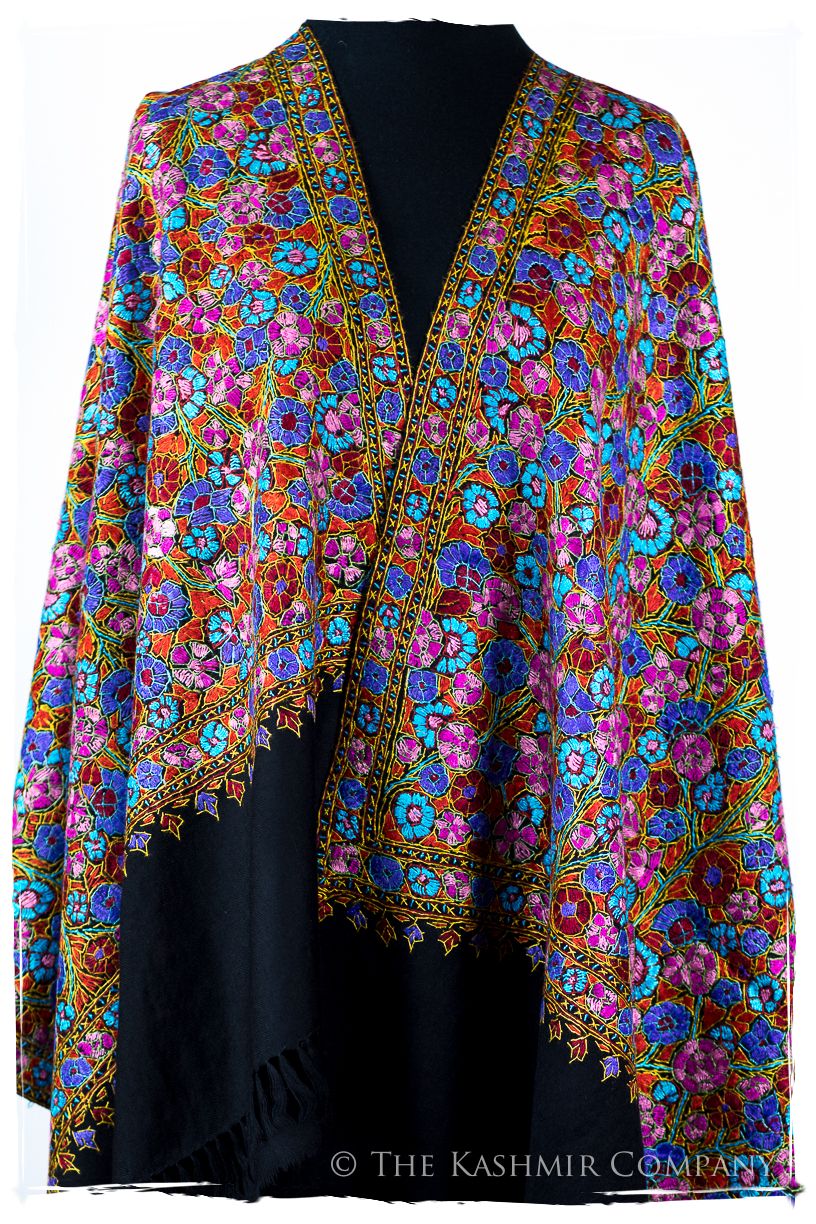 Vallauris Papier Mâché Fleurs La Rive Gauche Shawl