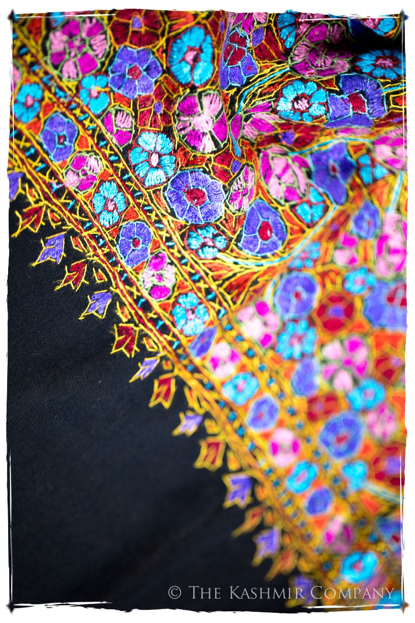 Vallauris Papier Mâché Fleurs La Rive Gauche Shawl