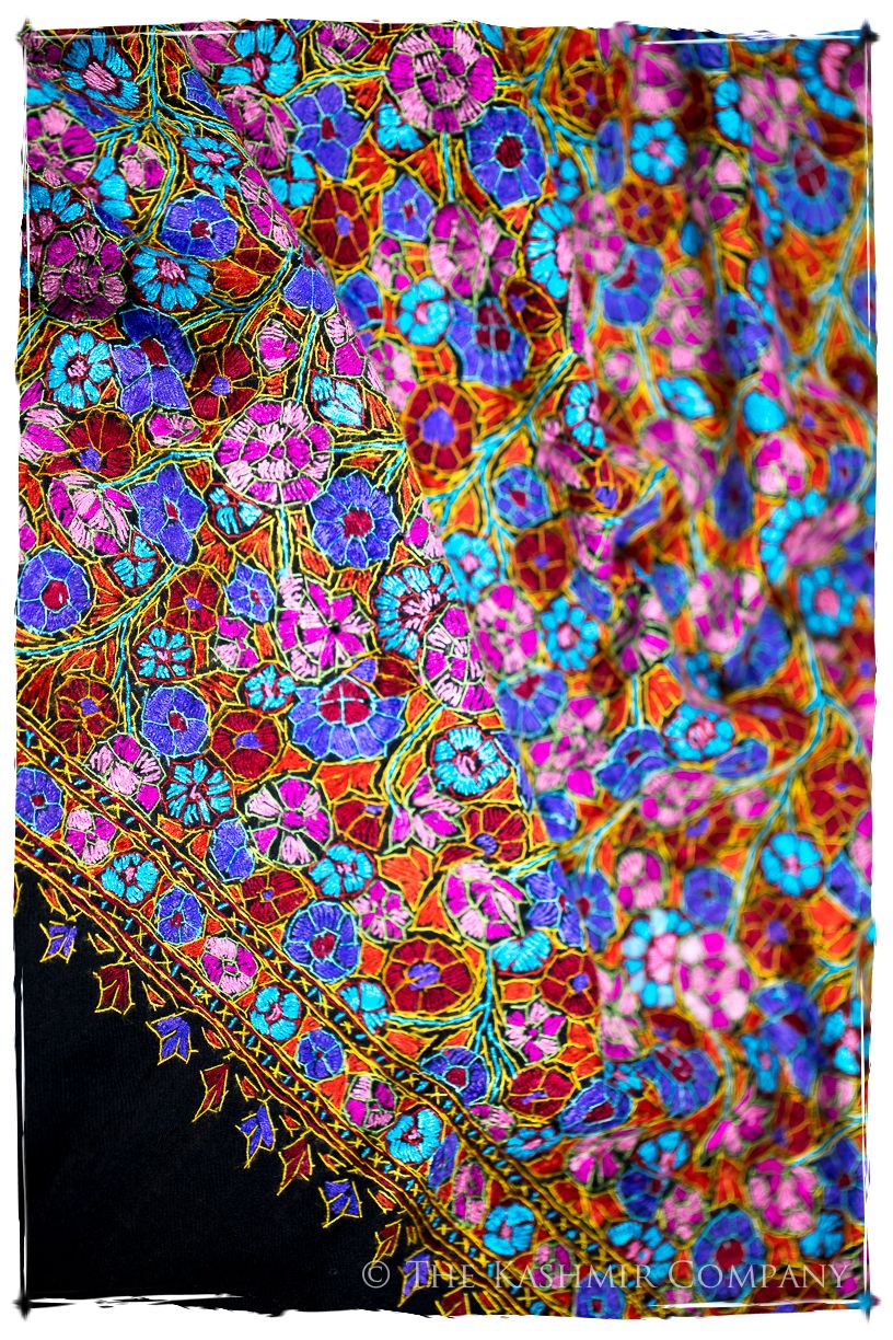 Vallauris Papier Mâché Fleurs La Rive Gauche Shawl