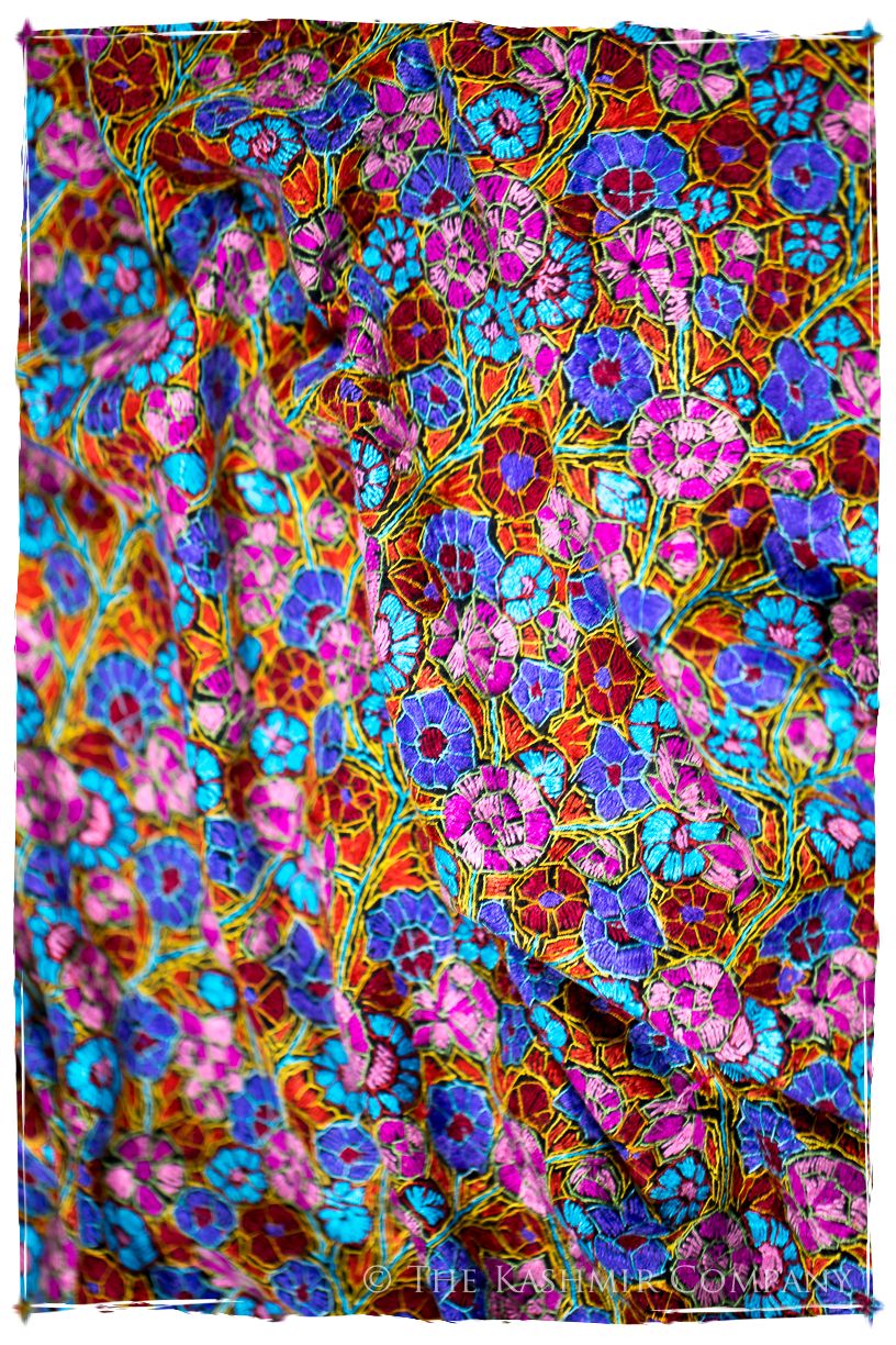 Vallauris Papier Mâché Fleurs La Rive Gauche Shawl