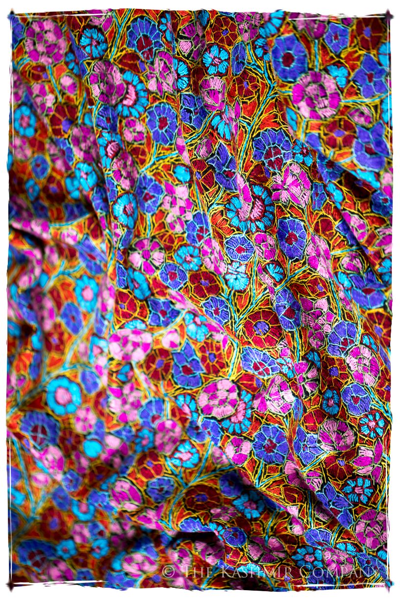 Vallauris Papier Mâché Fleurs La Rive Gauche Shawl