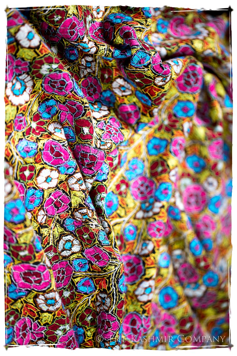 Sannois Papier Mâché Fleurs La Rive Gauche Shawl