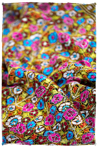 Sannois Papier Mâché Fleurs La Rive Gauche Shawl