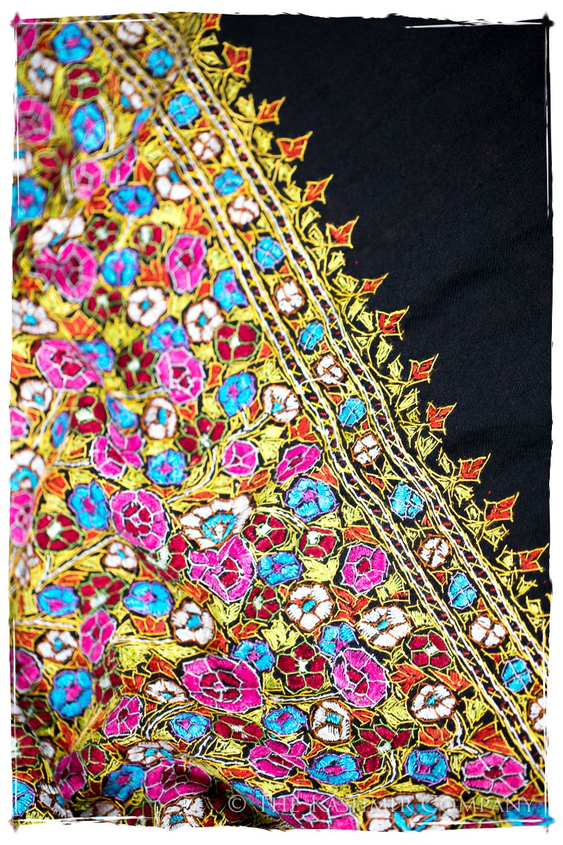Sannois Papier Mâché Fleurs La Rive Gauche Shawl