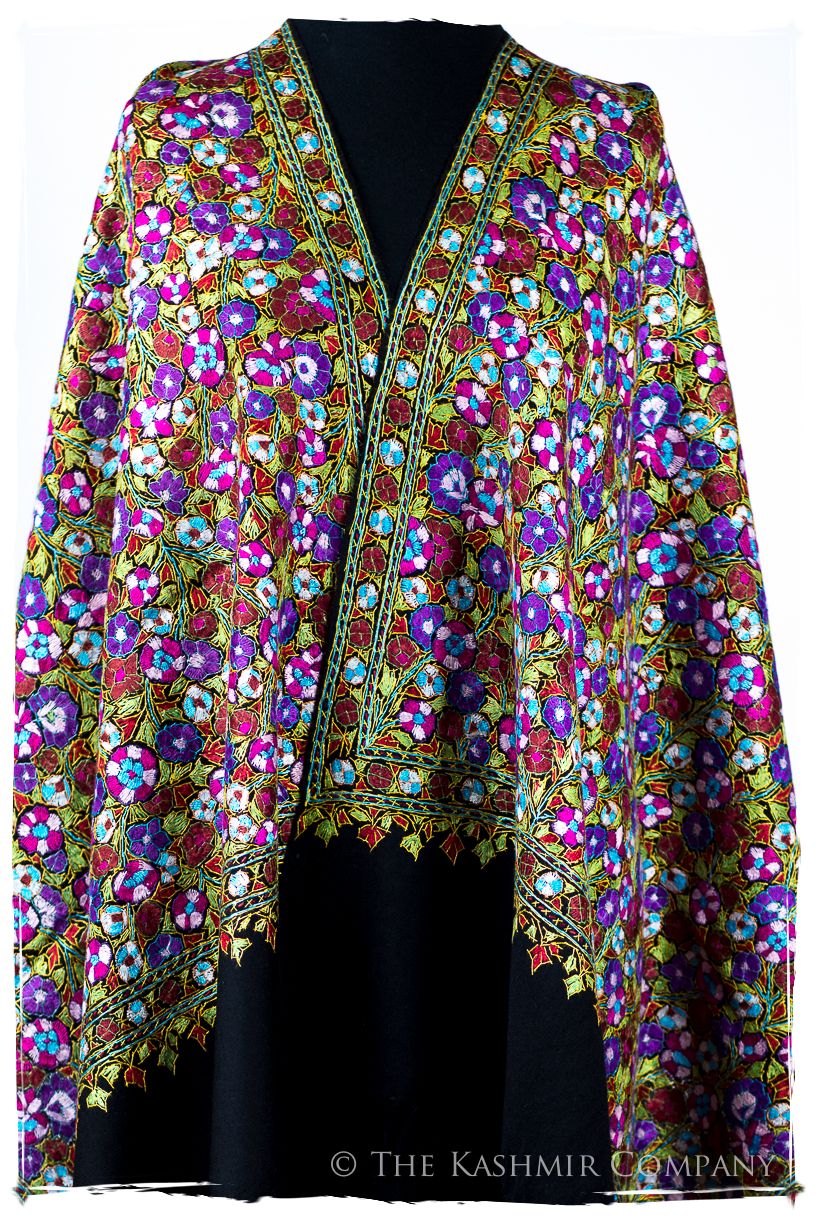 Saumur Papier Mâché Fleurs La Rive Gauche Shawl