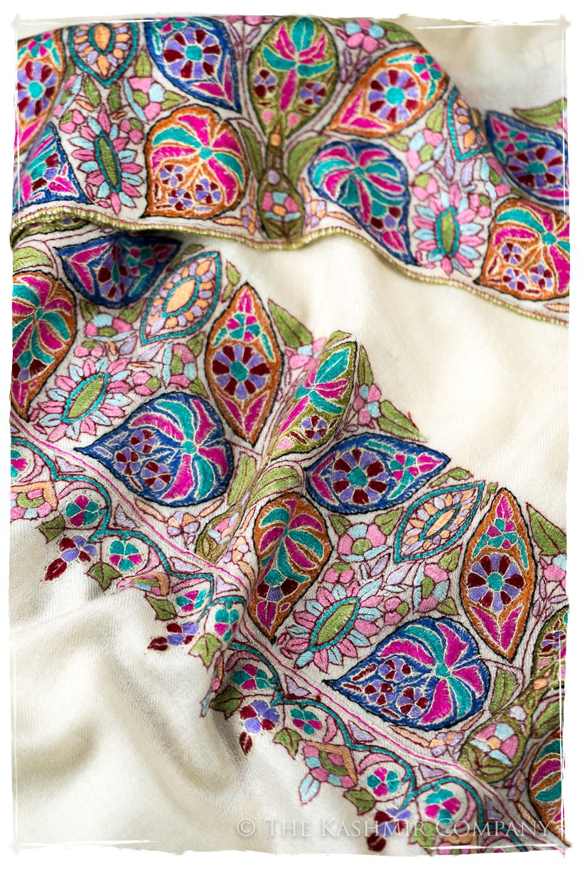 Frontière tropicale d'Tahitï - Grand Pashmina Shawl