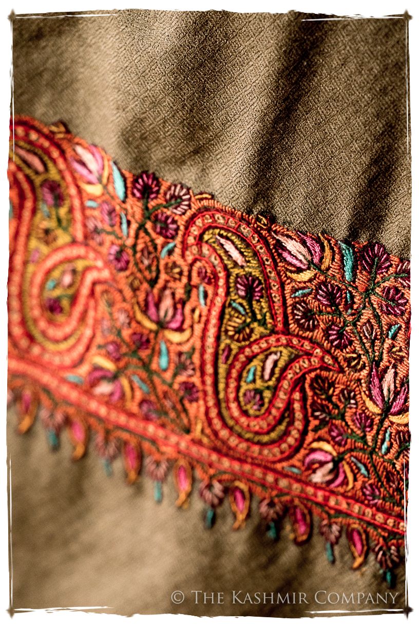 The Moroccan Dunes Frontière - Grand Pashmina Shawl