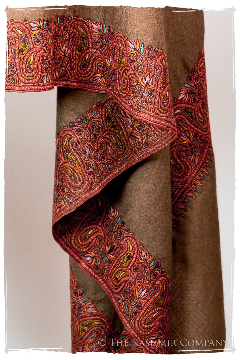 The Moroccan Dunes Frontière - Grand Pashmina Shawl