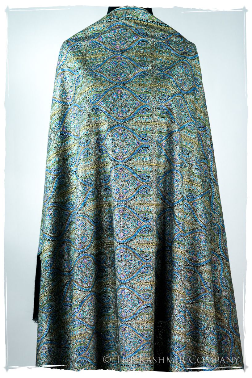 The Bléu Reflection - Grand Pashmina Shawl