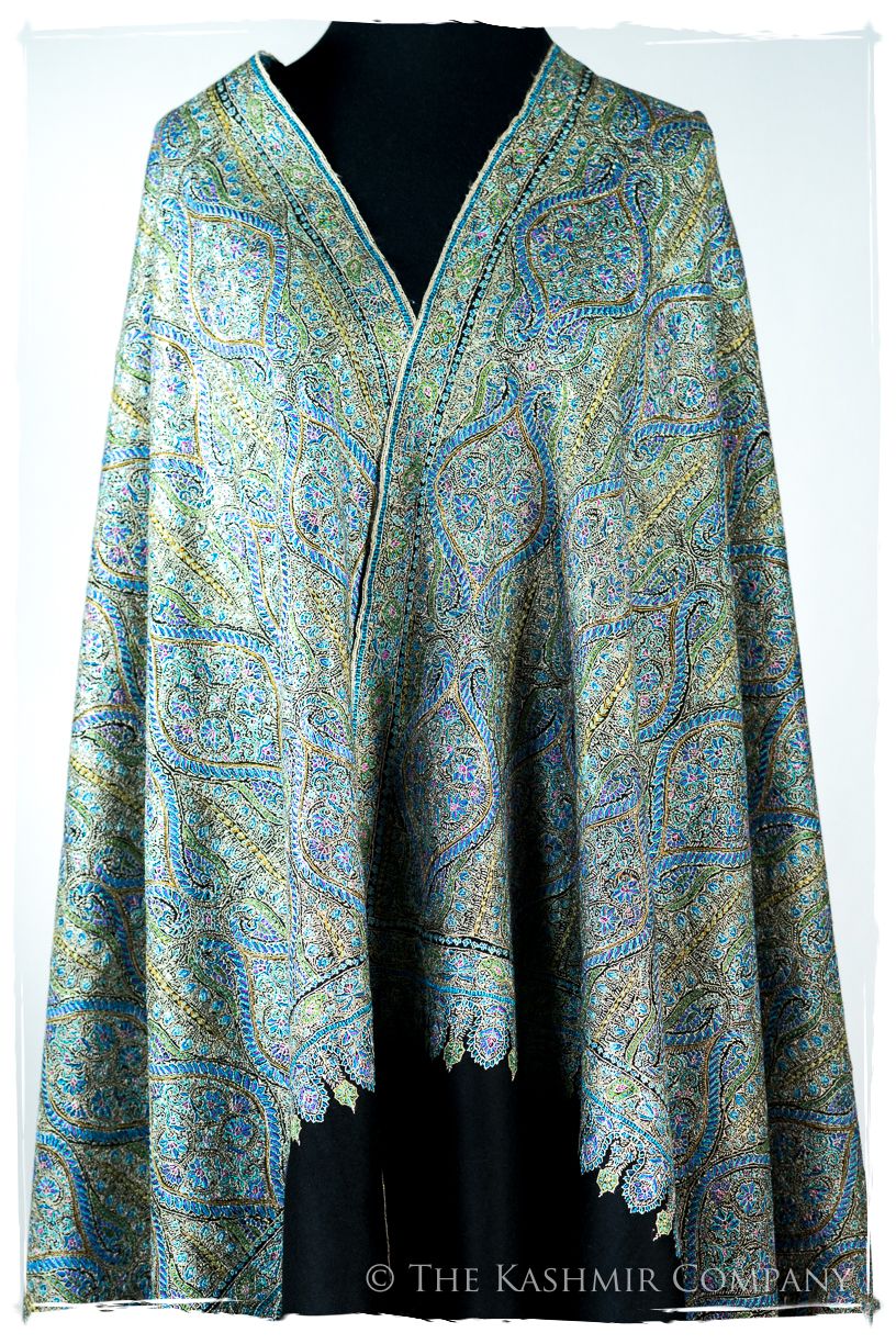 The Bléu Reflection - Grand Pashmina Shawl