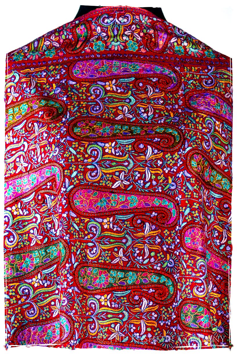 Le Rougé Paisley - Grand Pashmina Shawl