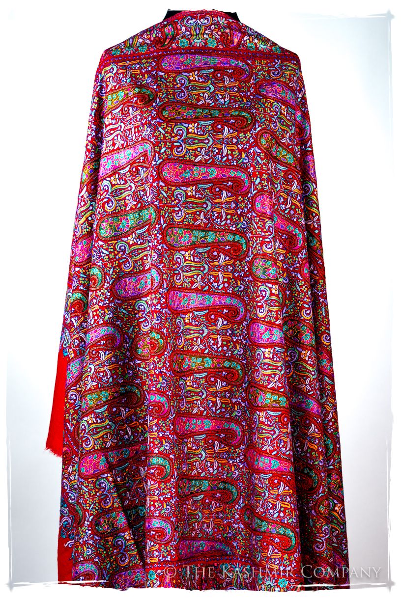 Le Rougé Paisley - Grand Pashmina Shawl