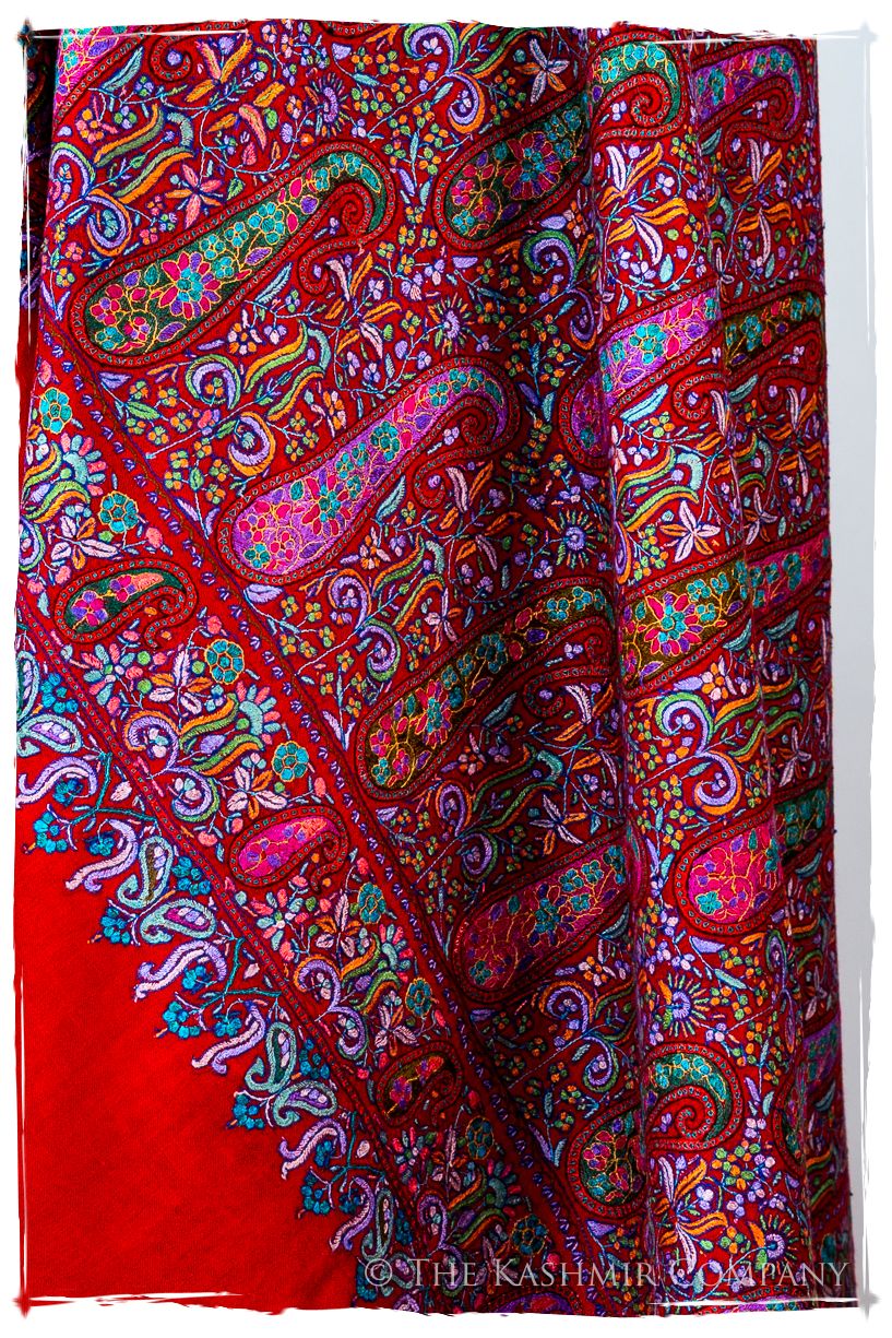 Le Rougé Paisley - Grand Pashmina Shawl