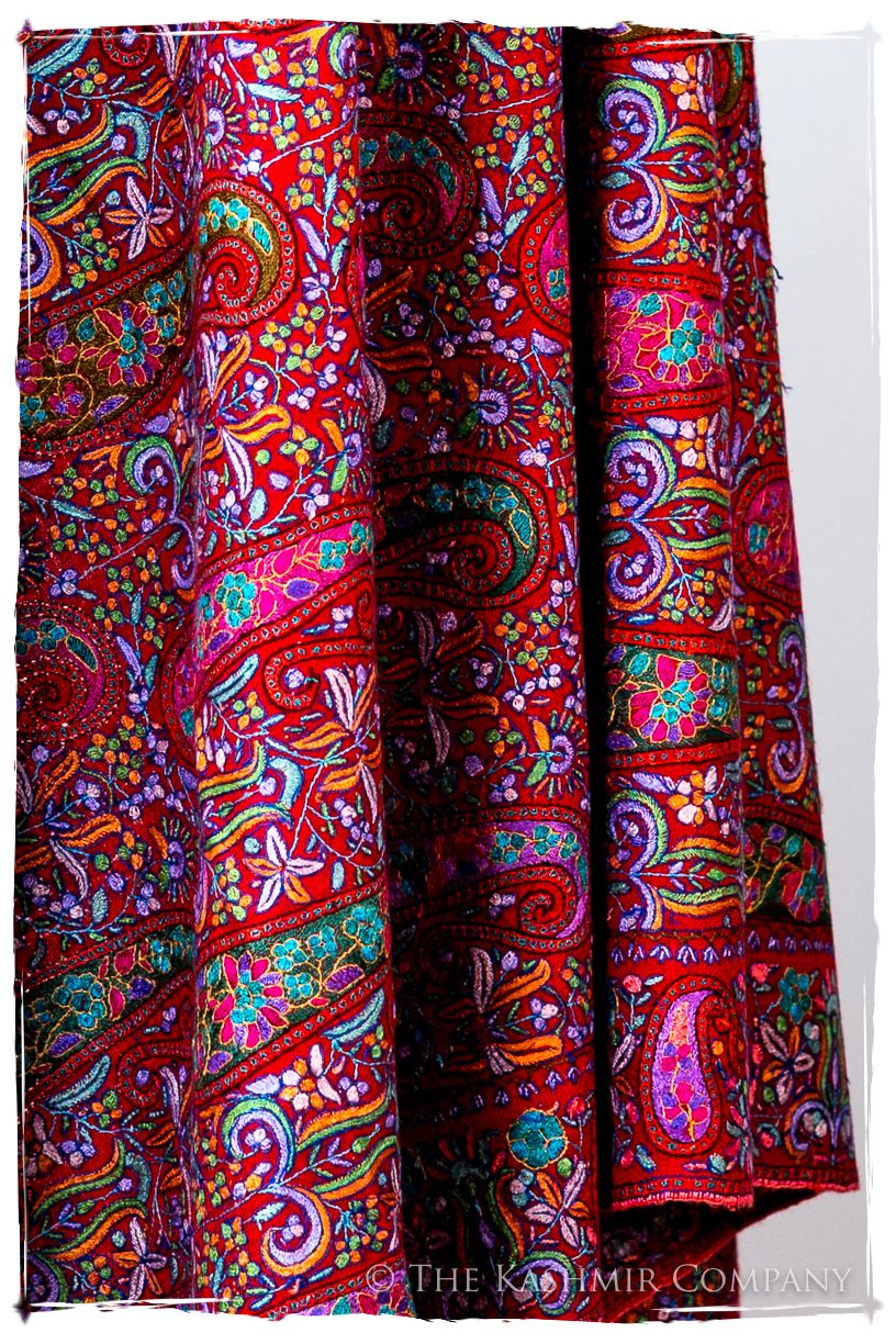 Le Rougé Paisley - Grand Pashmina Shawl