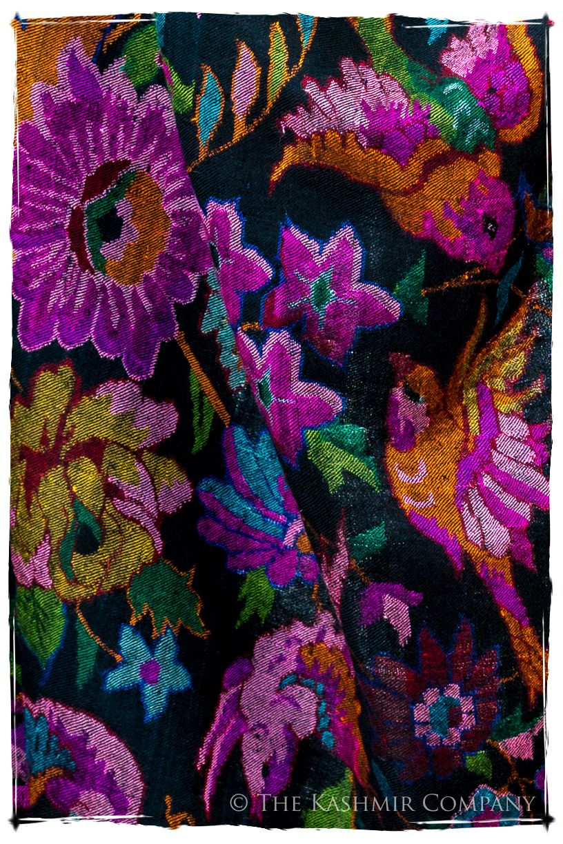 Oiséaux du Paradisé - Kani Grand Handloom Pashmina Shawl