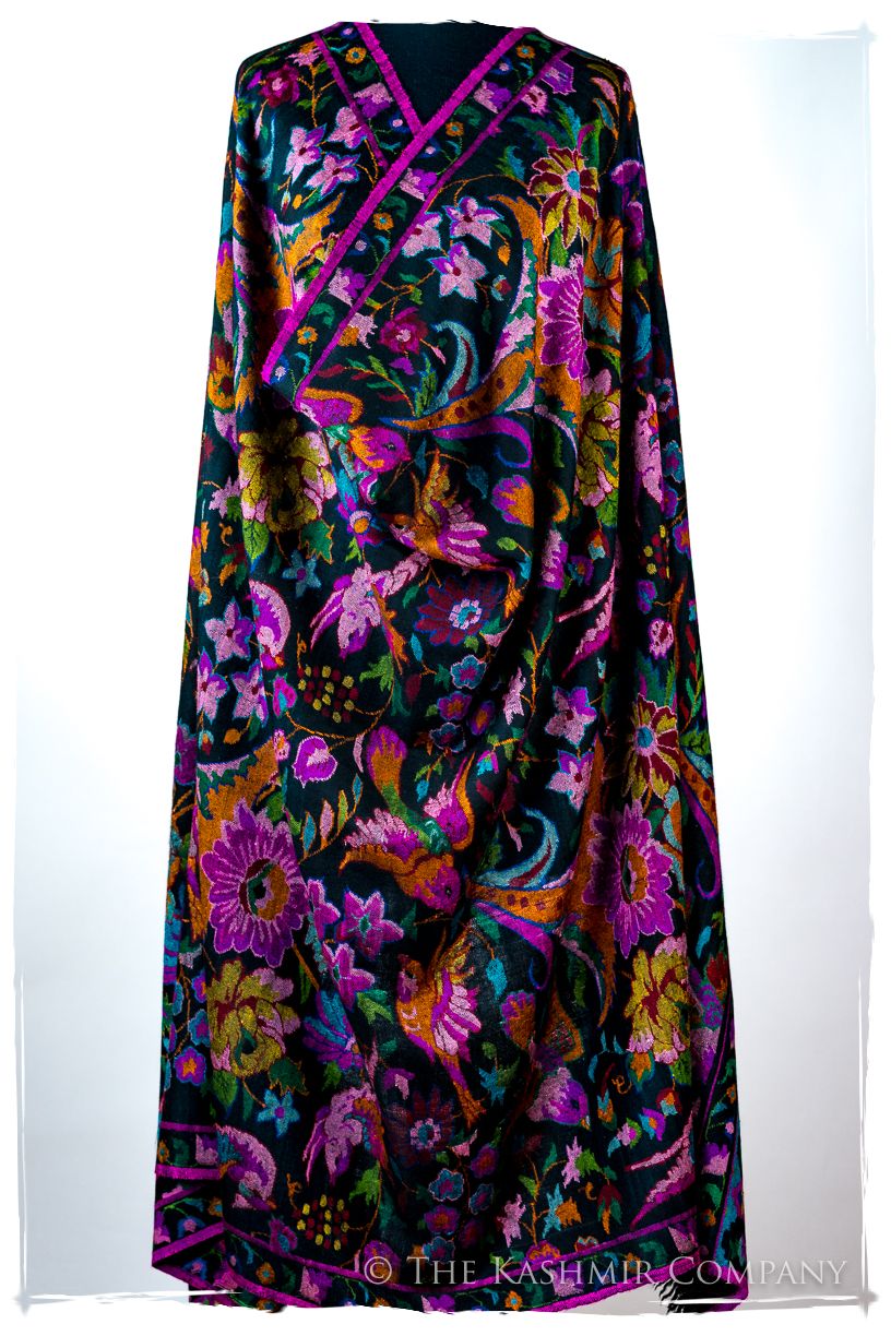 Oiséaux du Paradisé - Kani Grand Handloom Pashmina Shawl