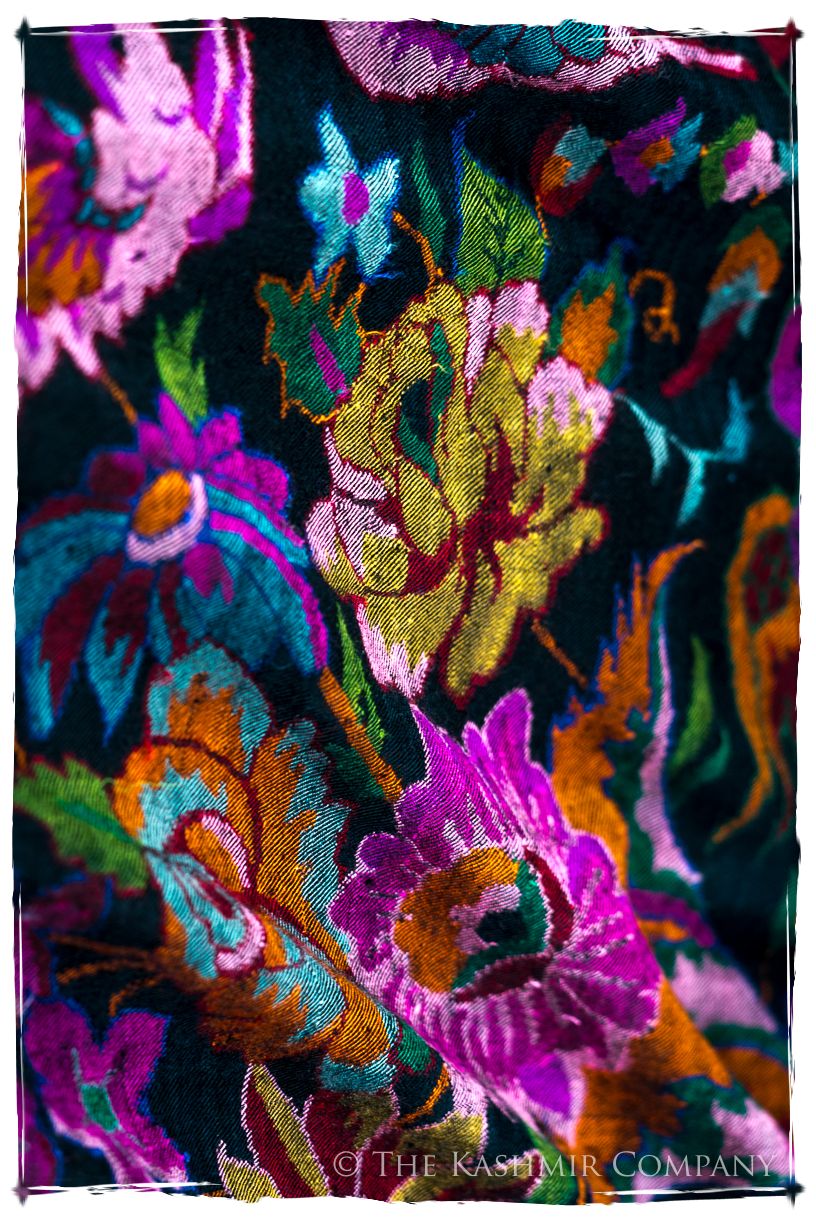 Oiséaux du Paradisé - Kani Grand Handloom Pashmina Shawl