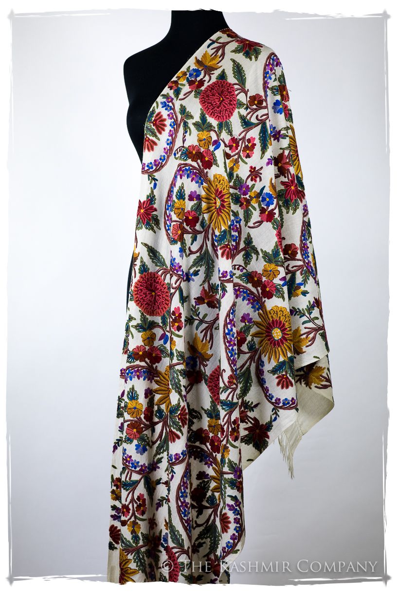 Jardin de Hautes-Alpes Français Antiquaires Shawl