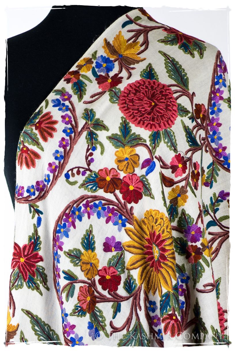 Jardin de Hautes-Alpes Français Antiquaires Shawl