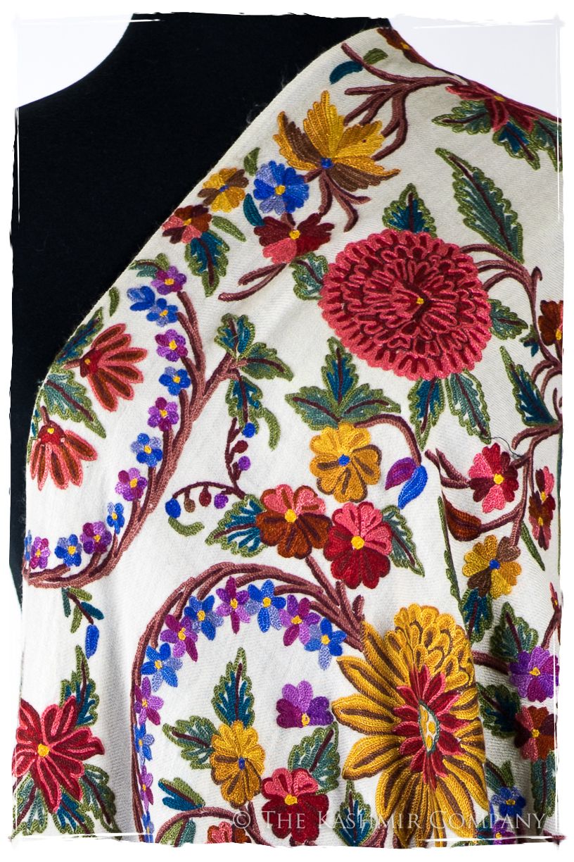 Jardin de Hautes-Alpes Français Antiquaires Shawl