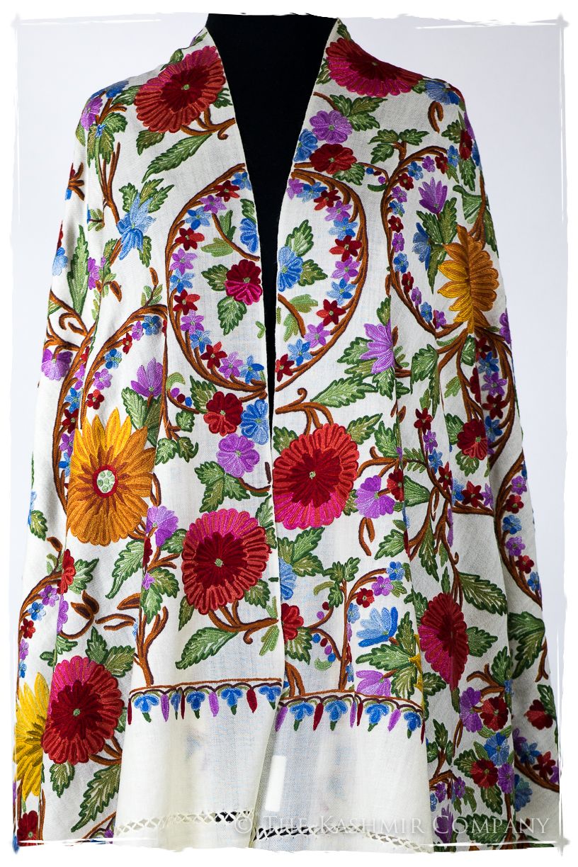 Jardin de Alpes-Côte d'Azur Français Antiquaires Shawl
