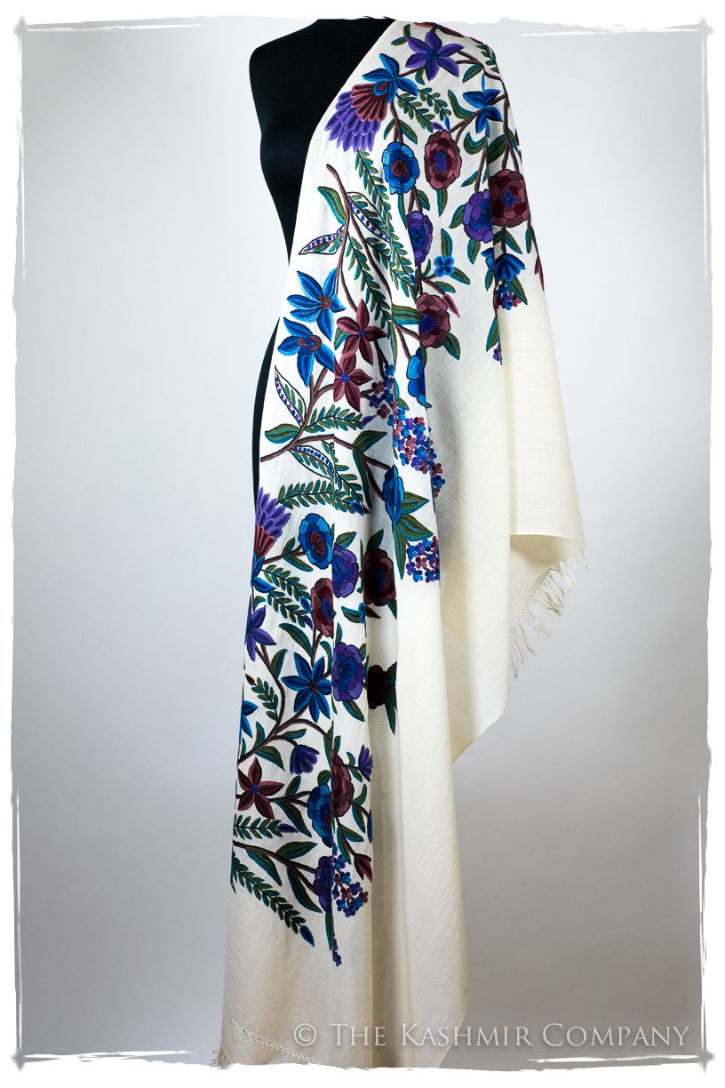 Nouvelle Soirée Camille d'ivoire Shawl