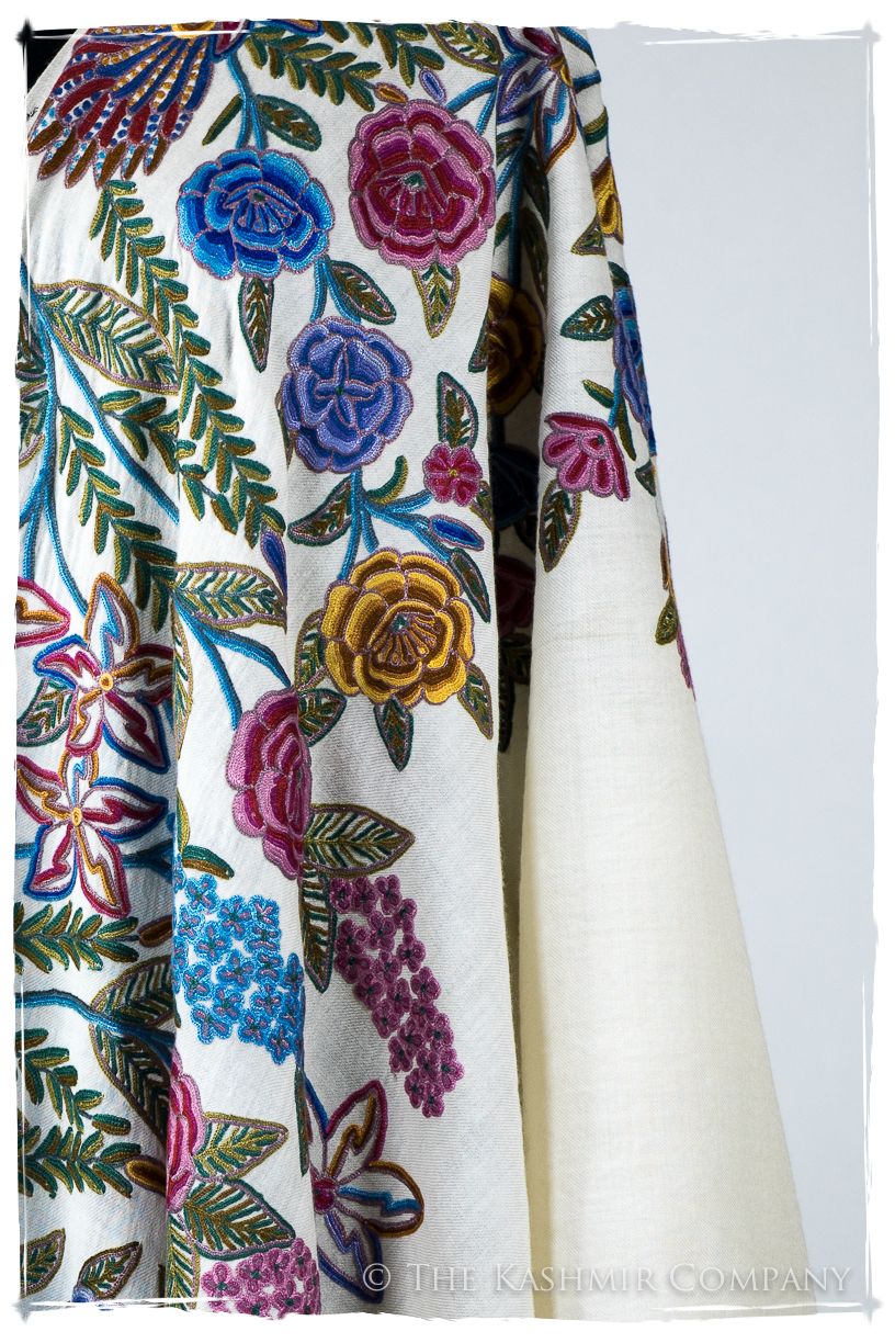 Nouvelle Soirée Celiné d'ivoire Shawl