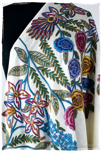 Nouvelle Soirée Celiné d'ivoire Shawl