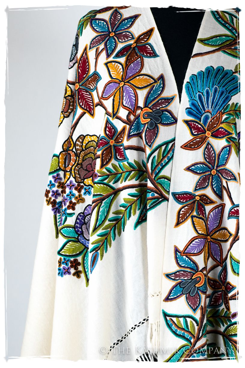 Nouvelle Soirée Marlène d'ivoire Shawl