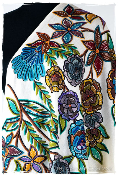 Nouvelle Soirée Marlène d'ivoire Shawl