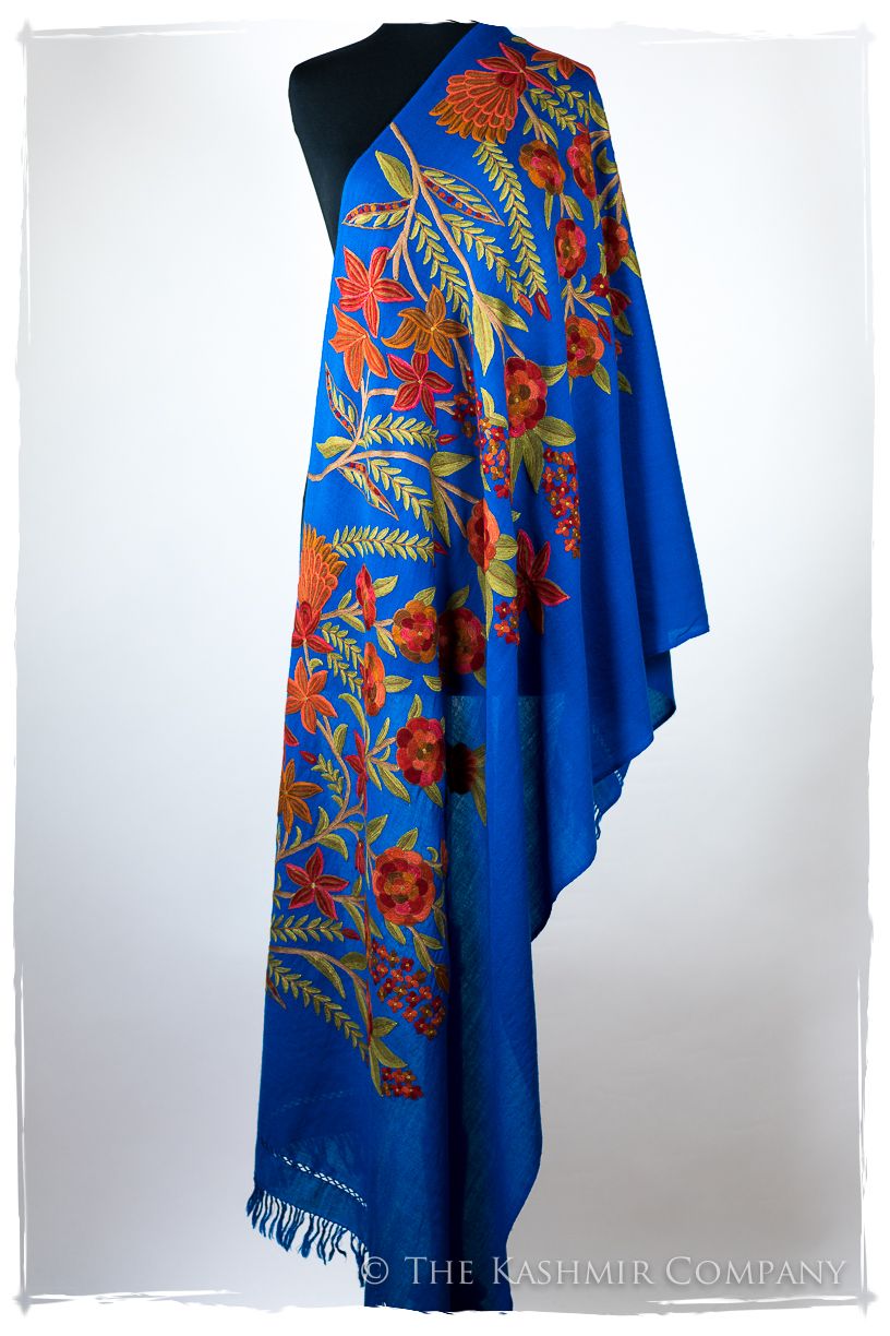 Nouvelle Soirée Océane Bleu Shawl