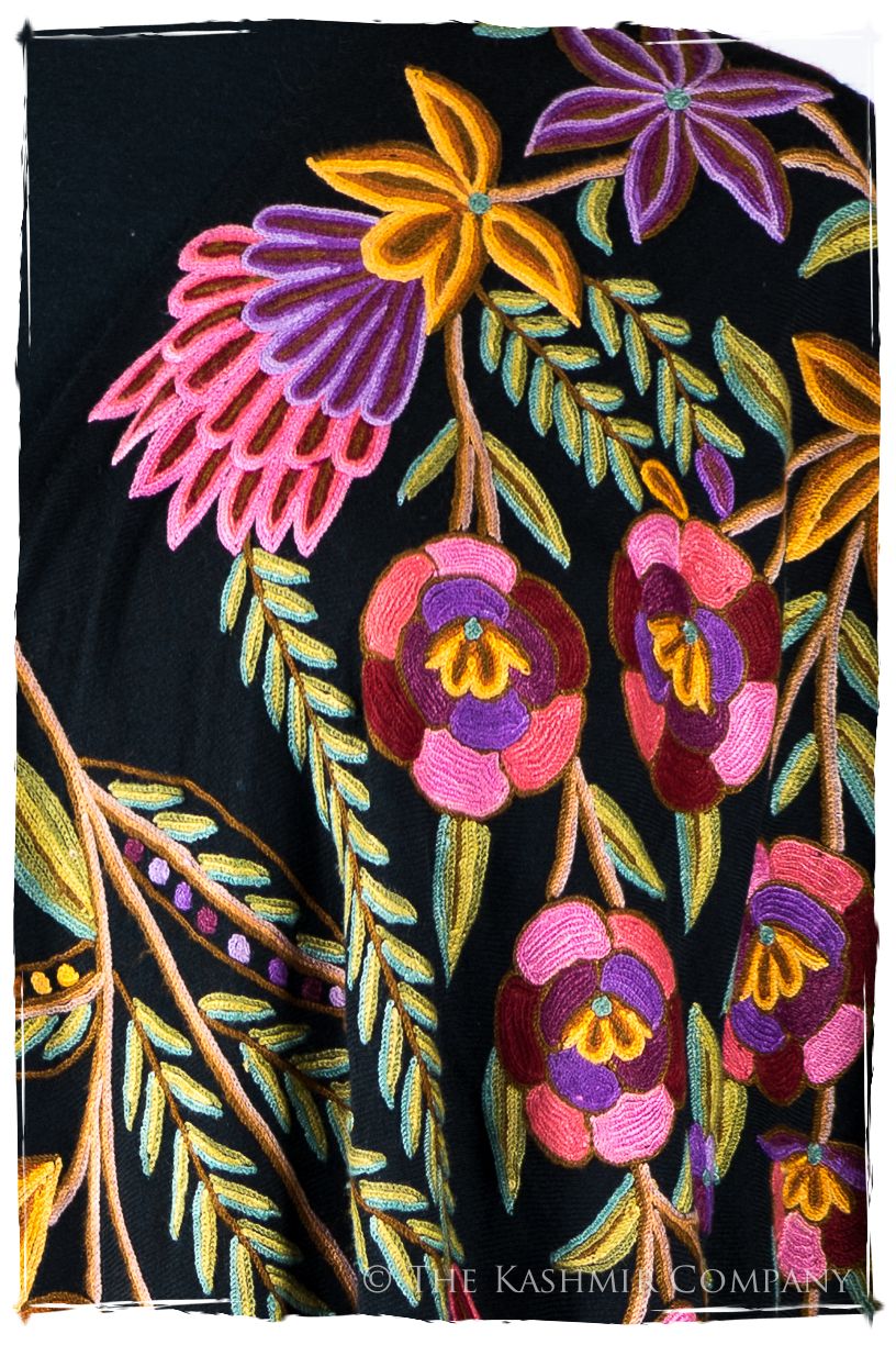 Nouvelle Soirée Mirielle Noir Shawl