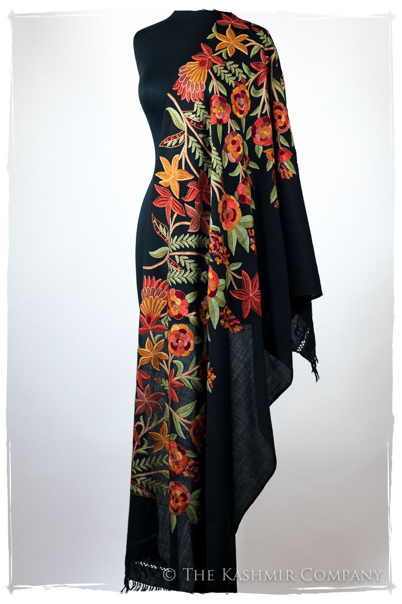 Nouvelle Soirée Étiennette Noir Shawl