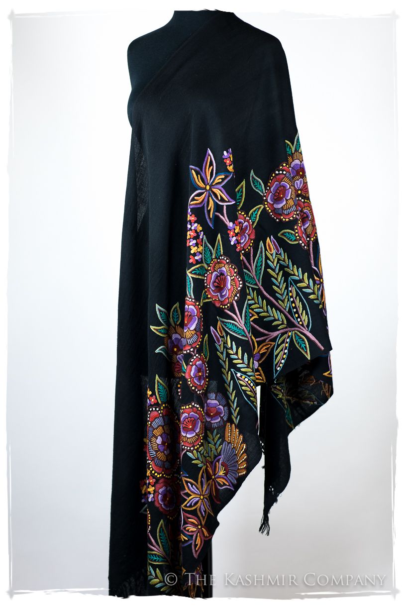 Nouvelle Soirée Véronique Noir Shawl