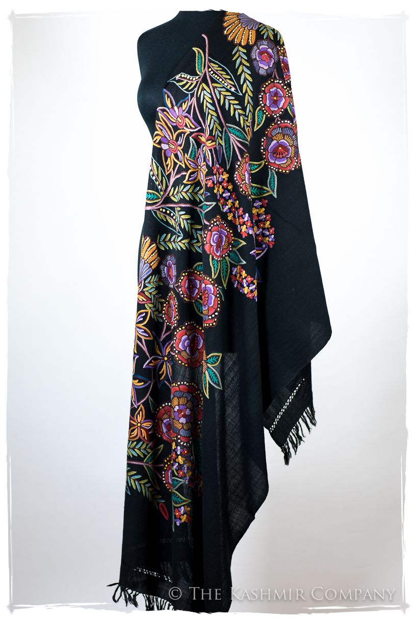 Nouvelle Soirée Véronique Noir Shawl
