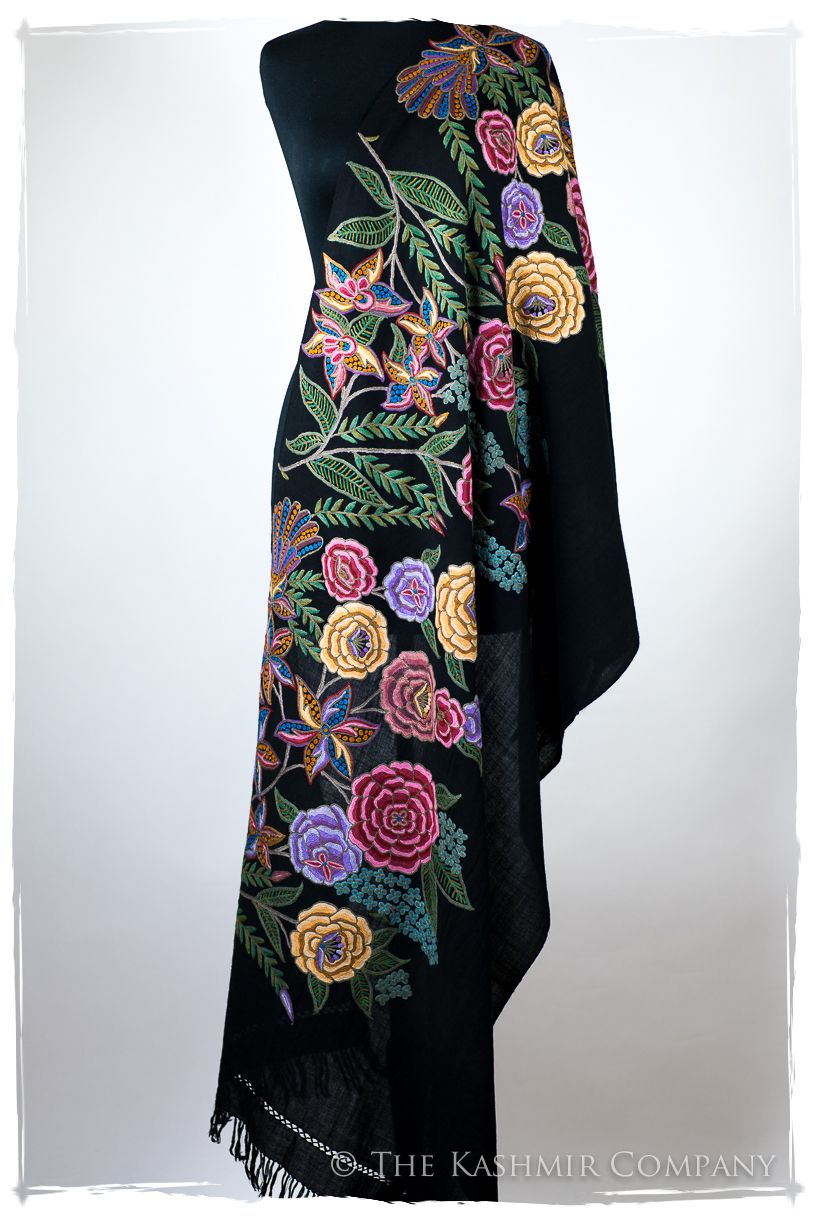 Nouvelle Soirée Octavié Noir Shawl