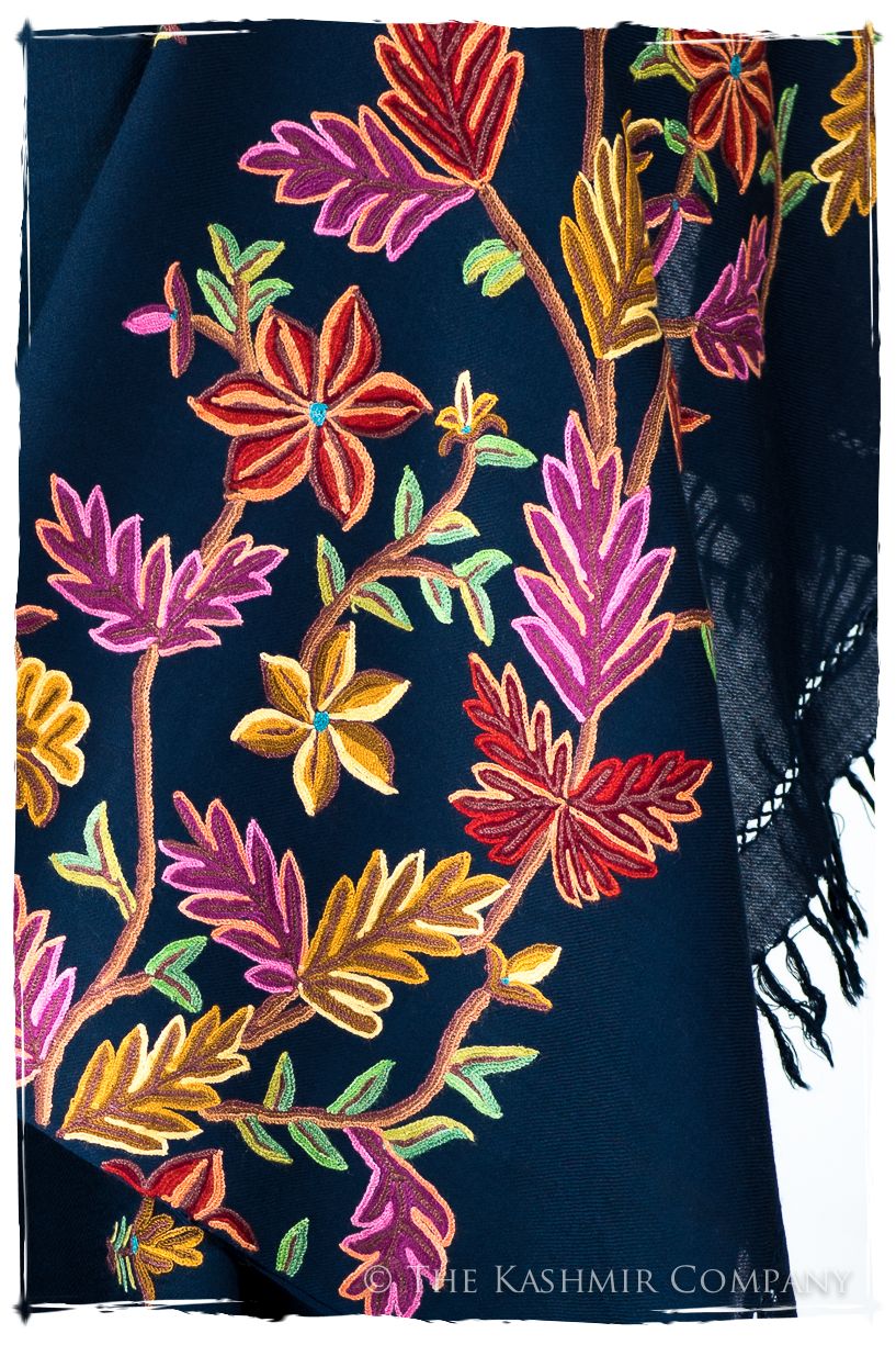 Benoite Clairière Bleu Renoirs Dream Shawl