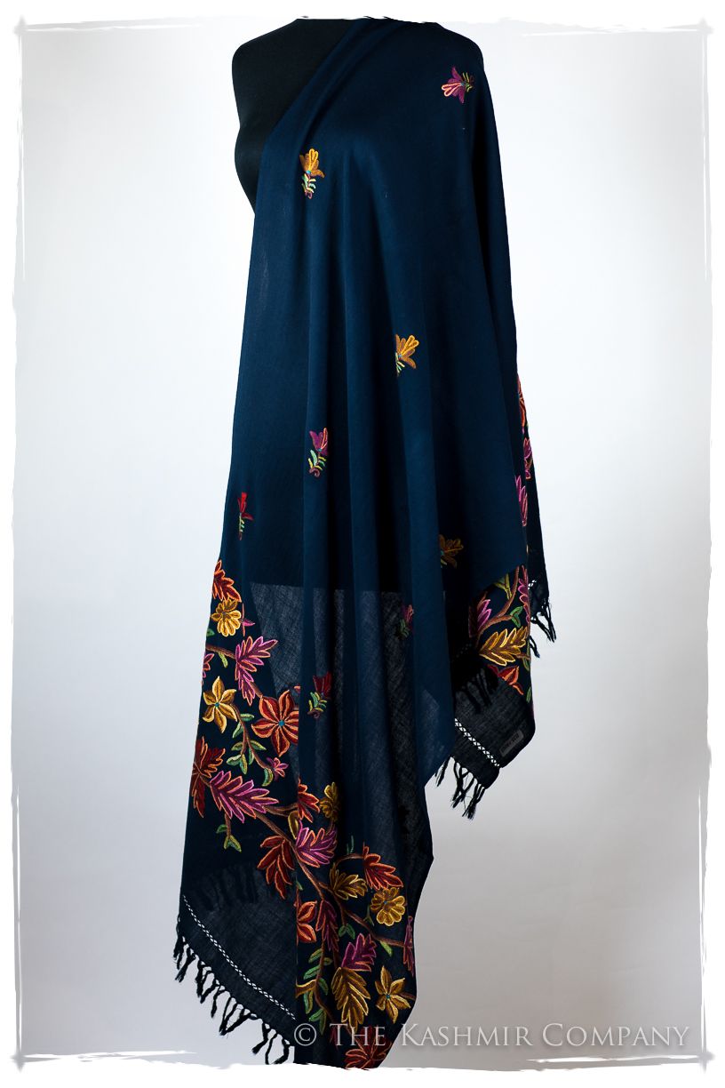 Benoite Clairière Bleu Renoirs Dream Shawl