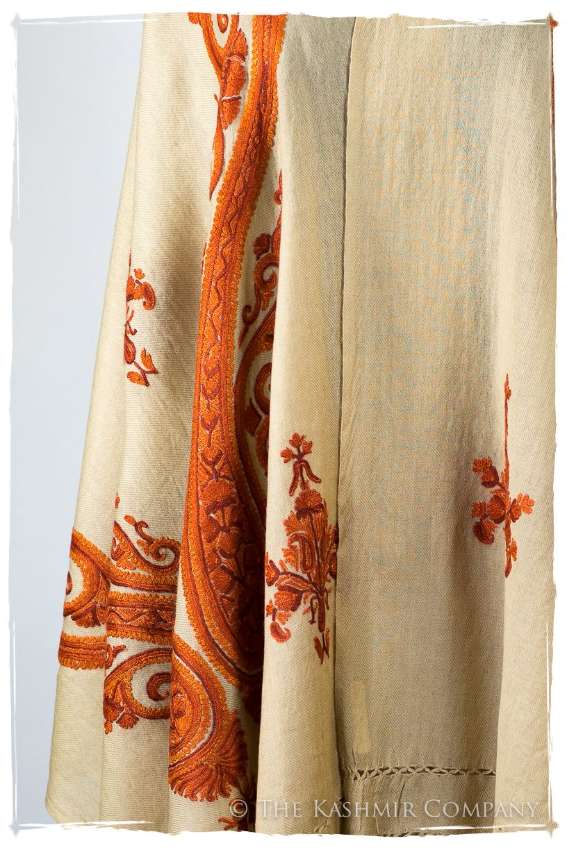 Mocha Monique Royale Paisley Shawl